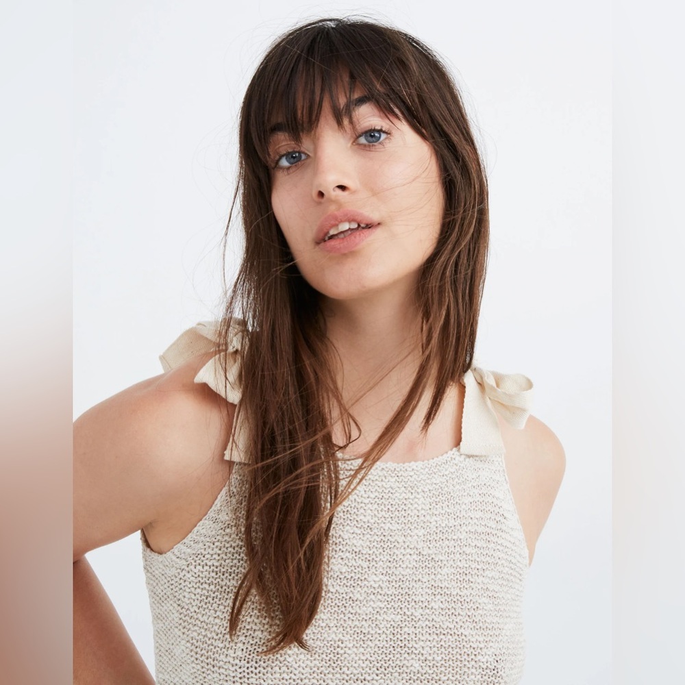 Madewell Highgate Tie-strap Sweater Tank